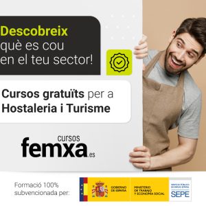 Impulsa el teu negoci en hostaleria i turisme amb formació gratuïta… abans que es tanquin les inscripcions